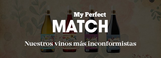 Logo de los vinos My Perfect Match - Nuestros vinos más inconformistas