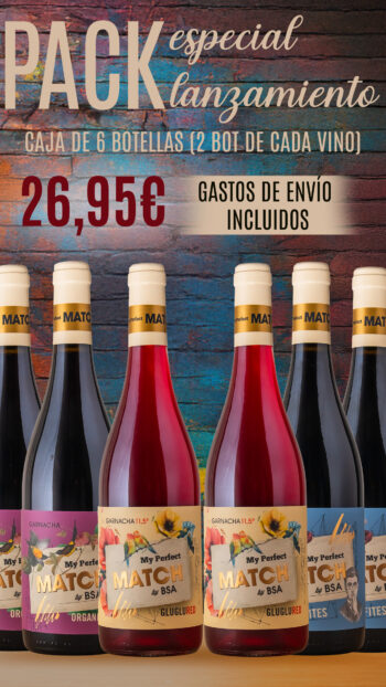 Pack lanzamiento vinos My Perfect Match – 6 botellas